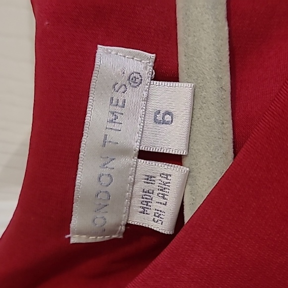 London Times sleeveless dress size 6 - Picture 3 of 5